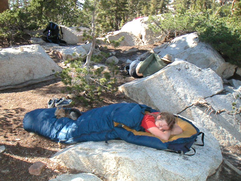 at trailhead