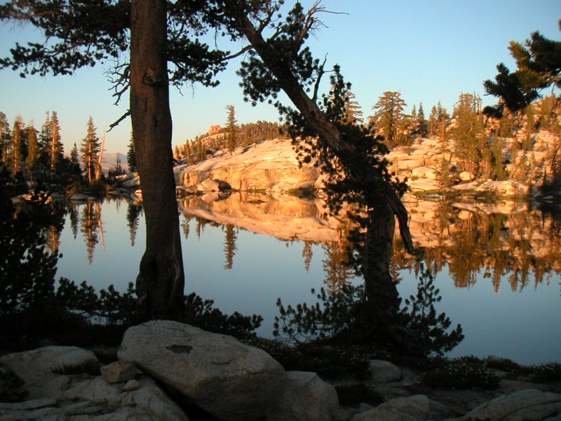 at trailhead