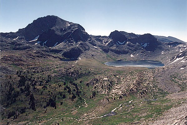 Goddard Canyon from Gunsight Pass