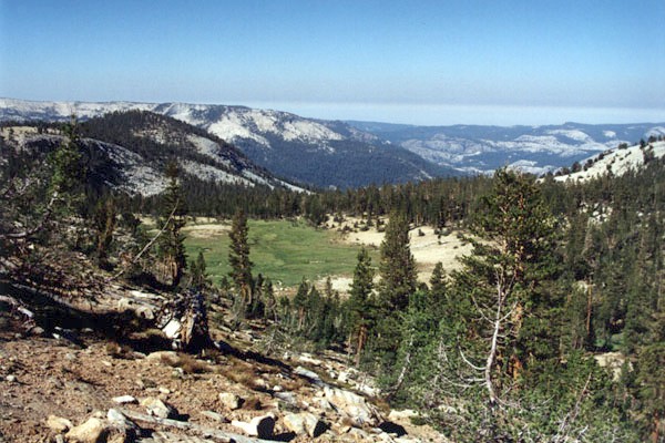 Goddard Canyon from Gunsight Pass
