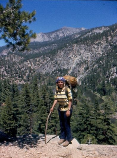 Karen above Little Kern Lake in Kern Canyon