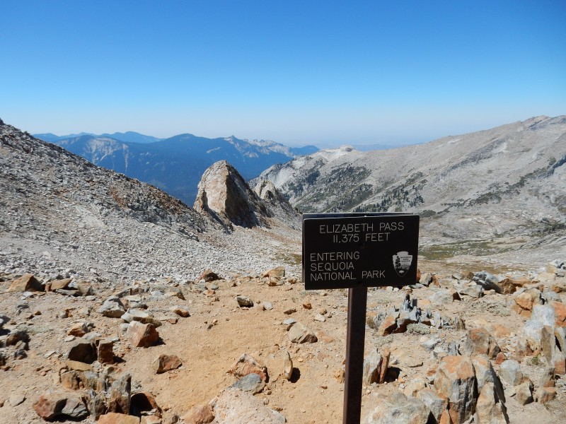 south into Sequoia NP