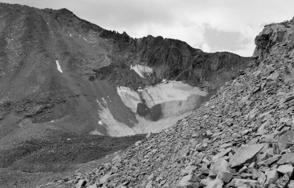 Picket canyon glacier