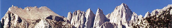 Mount Whitney and the Sierra Crest