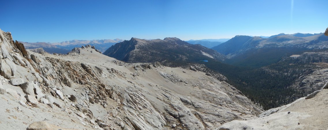 Panorama north from Franklin Pass