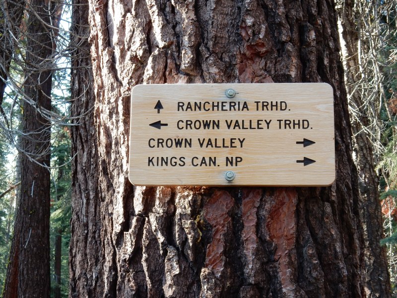 trail sign